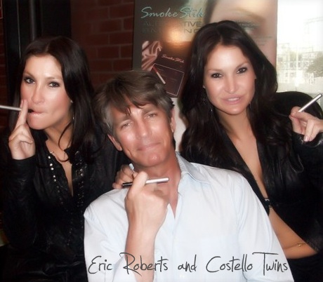 Eric Roberts and the Costello Twins Vaping Their Smoke Stik Platinum Electric Cigs