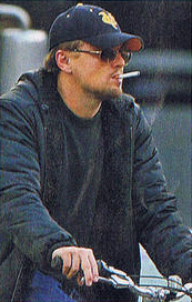 Leonardo DiCaprio smoking an electric cig